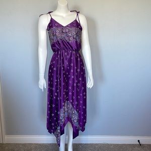 Vintage 80’s scarf hem sun dress